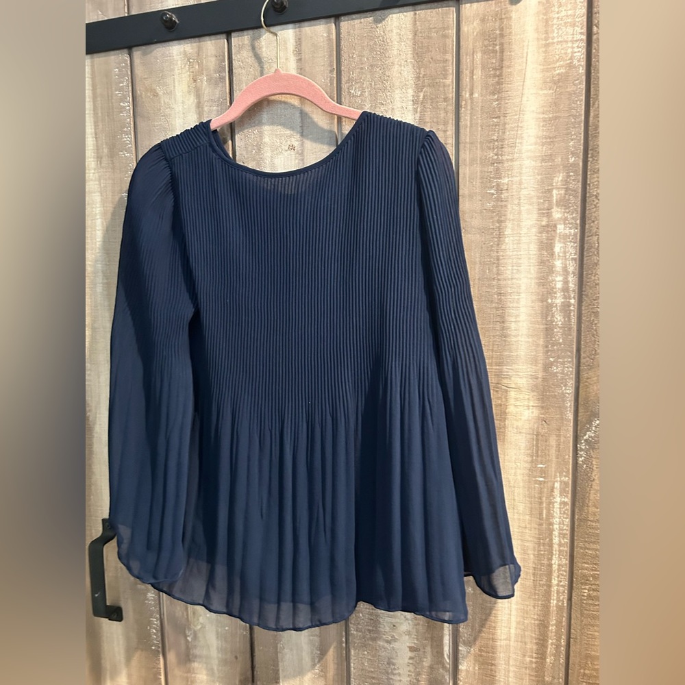 NWT Max Studio pleated swing blouse, M - Picture 11 of 13